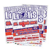 Die Plakate zu den Spieltagen